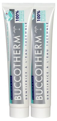 Buccotherm Toothpaste With Thermal Water Whitening and Care 2 x 75 ml