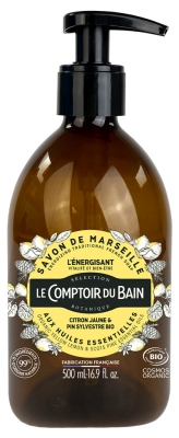 Le Comptoir du Bain Energetyzujące Mydło Marsylskie z Organicznymi Olejkami Eterycznymi 500 ml