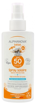 Alphanova Bébé Spray Solare SPF50 Organic 125 g