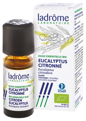Ladrôme Olio Essenziale di Limone Eucalipto (Eucalyptus Citriodora) Biologico 10 ml