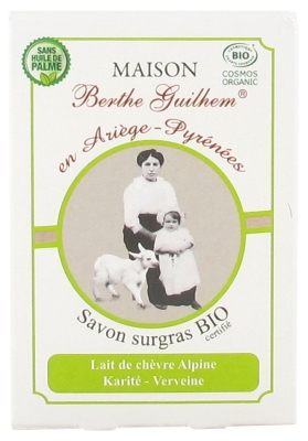 Maison Berthe Guilhem Savon Surgras Bio Infusion de Verveine Beurre de Karité 100 g