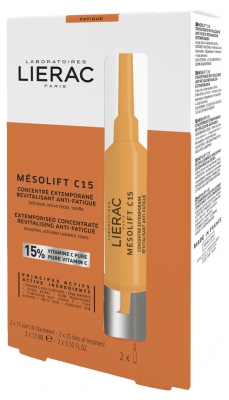Lierac Mésolift C15 Concentré Extemporané Revitalisant Anti-Fatigue 2 x15 ml