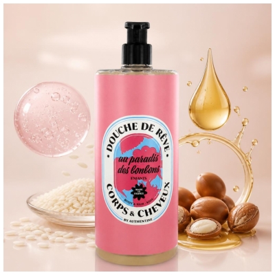 Authentine Douche de Rêve Au Paradis des Bonbons 1 L