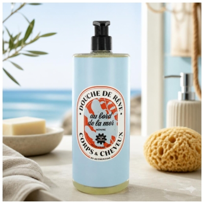Authentine Douche de Rêve Au Bord de la Mer Homme 1 L
