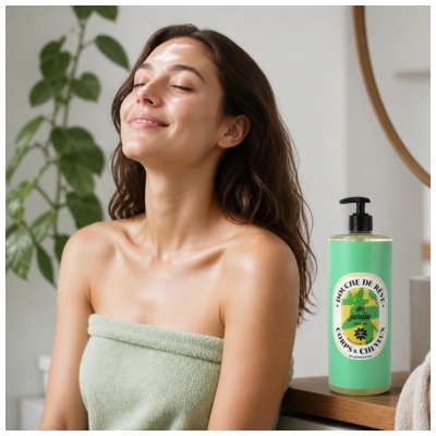 Authentine Douche de Rêve In Verbena Garden 1L