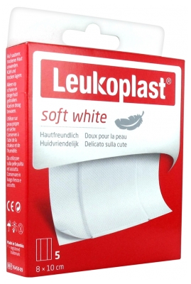 Essity Leukoplast Soft White 5 Pansements 8 x 10 cm