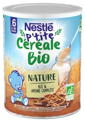 Nestlé Naturnes Bio Cereals Wheat & Oats From 6 Months 240g