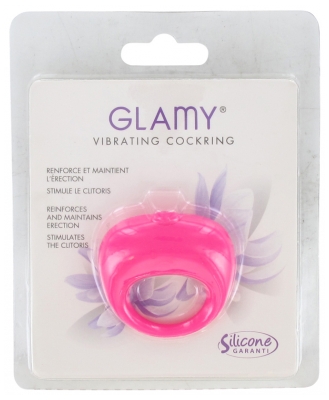 Glamy Vibrating Ring - Colour: Pink