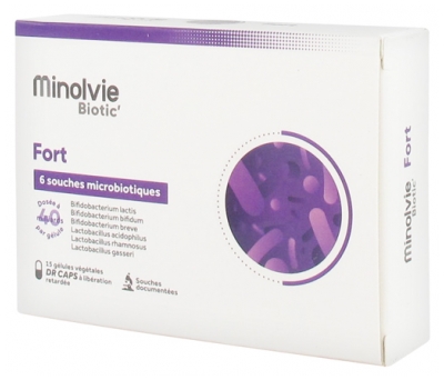 Minolvie Biotic Forte 40M 15 Cápsulas