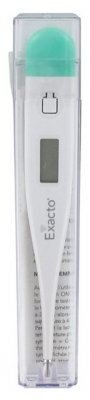 Biosynex Exacto Thermomètre Digital Rigide - Couleur : Vert