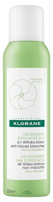 Klorane Déodorant Spray Efficacité 24H à l'Althéa Blanc 125 ml