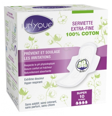 Unyque 10 Super Extrafine Sanitary Pads 