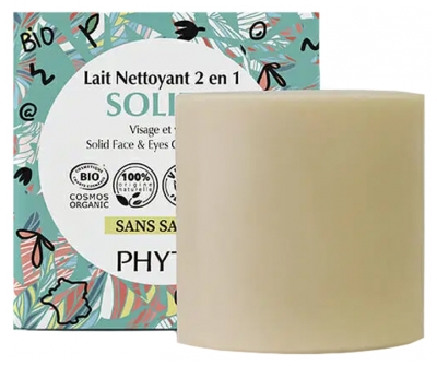 Phyt's Čistilno Mleko 2v1 Trdno za Obraz & Oči Bio 48 ml