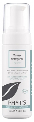 Phyt's Aromaclear Mousse Nettoyante Pureté Bio 160 ml