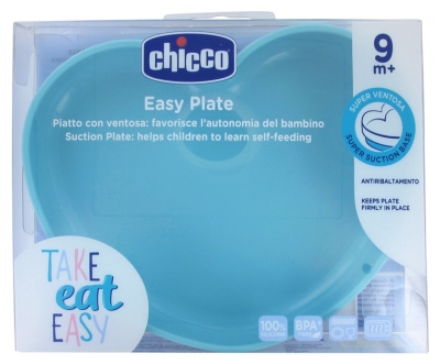 Chicco Farfurie Inimă din Silicon cu Ventuză 9 Luni și +