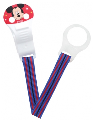 Dodie Disney Baby Ribbon Soother Clip - Model: Mickey 1