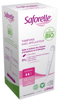 Saforelle 16 Regular Tampons with Applicators