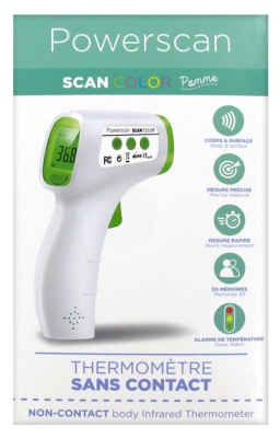 Powerscan Scan Kleur Contactloze Thermometer