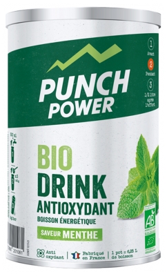 Punch Power Biodrink Antioxydant Boisson Energétique 500 g - Saveur : Menthe