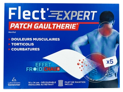 Laboratoires Genevrier FLECT' EXPERT Patch Gaulthérie 5 Patchs