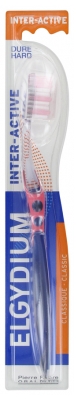 Elgydium Inter-Active Hard Toothbrush - Colour: Pink