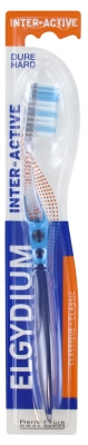 Elgydium Inter-Active Hard Toothbrush - Colour: Blue