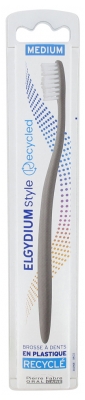 Elgydium Style Recycled Toothbrush Medium - Kolor: Ciemnoszary