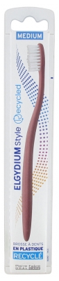 Elgydium Cepillo de Dientes Reciclado Estilo Medio - Color: Rosa