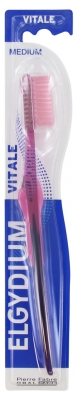 Elgydium Vitale Medium Toothbrush - Colour: Pink