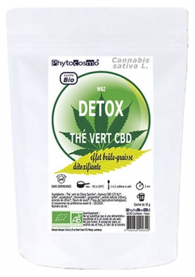 Phytocosmo Thé Vert CBD Détox Bio 35 g