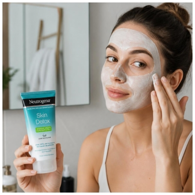Neutrogena Skin Detox Masque Argile Purifiant 2en1 150 ml