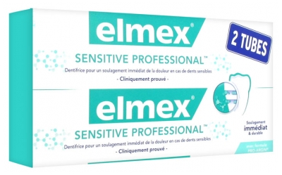Elmex Sensitive Professional Lot de 2 x 75 ml