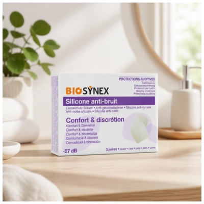 Biosynex Transparante Silicone Gehoorbescherming 3 Paar