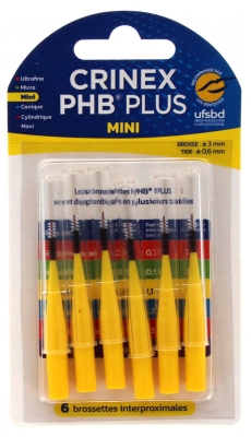 Crinex Phb Plus Mini 1.1 6 Interproximal Brushes