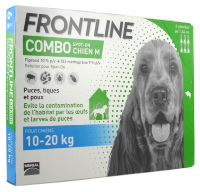 Frontline Pies M (10-20 kg) 6 Pipet