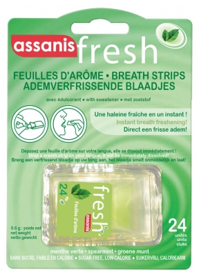 Assanis Fresh Breath Strips 24 Units - Flavour: Spearmint