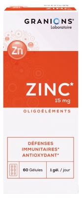 Granions Gluconate de Zinc 15 mg 60 Gélules