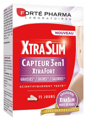 Forté Pharma XtraSlim Captor 3 en 1 XtraFort 60 Cápsulas
