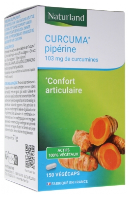 Naturland Kurkuma-Piperine 150 Vegecaps