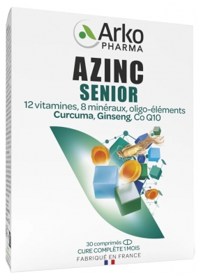 Arkopharma Azinc Senior 30 Tablets