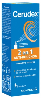 Novodex Cerudex 2en1 Anti-Bouchon 15 ml