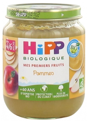 HiPP Mes Premiers Fruits Pommes dès 4/6 Mois Bio 125 g