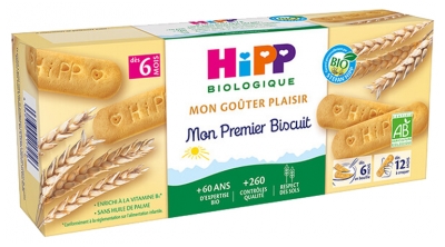 HiPP Mon Goûter Plaisir Mon Premier Biscuit da 6 Mesi Biologico 180 g
