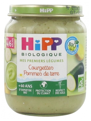 HiPP Mes Premiers Légumes Courgettes Pommes de Terre dès 4/6 Mois Bio 125 g