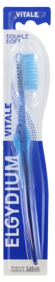 Elgydium Vitale Brosse à Dents Souple - Couleur : Bleu