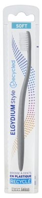 Elgydium Style Recycled Soft Toothbrush - Colour: Light Grey