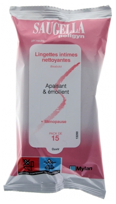 Saugella Poligyn 15 Cleansing Intimate Wipes