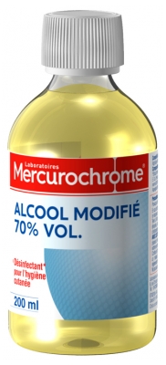 Mercurochrome Alcool Modifié 70% Vol 200 ml