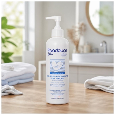Rivadouce Soins Hygiène Solution Nettoyante sans Rinçage 500 ml
