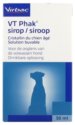 Virbac VT Phak Sirop Cristallin du Chien Âgé 50 ml